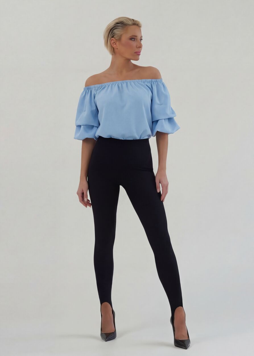 Ejtett vállú blúz