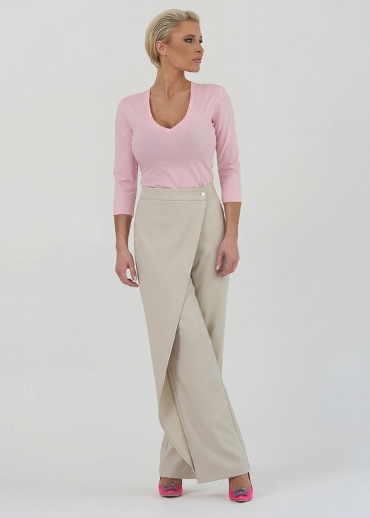 Átlapolt díszítésű nadrág