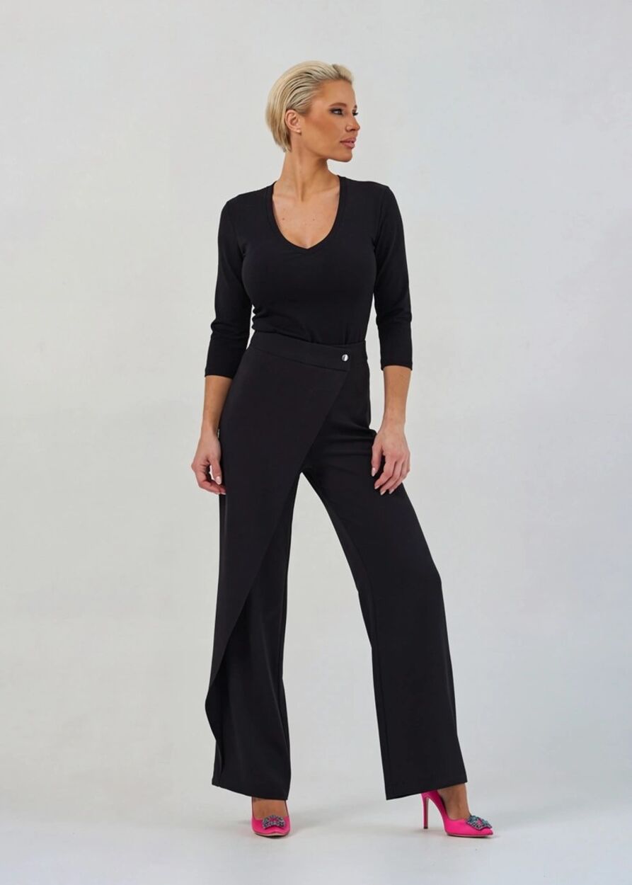 Átlapolt díszítésű nadrág