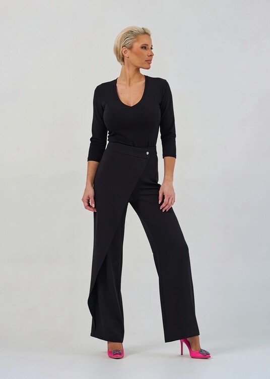 Átlapolt díszítésű nadrág