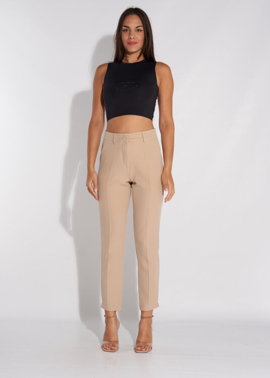 Szűkített fazonú élvarrott nadrág