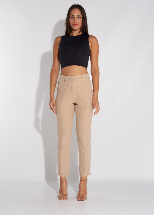 Szűkített fazonú élvarrott nadrág