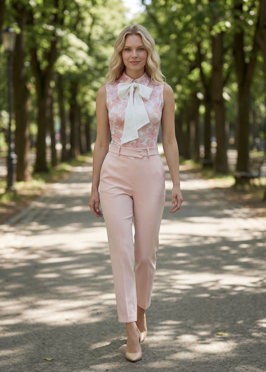 Elegáns élvasalt nadrág