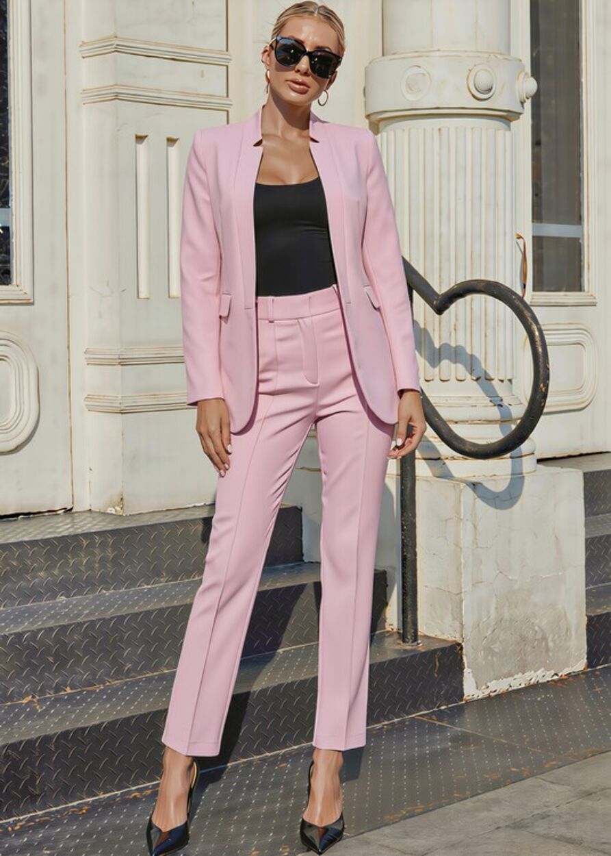 Szűkített fazonú élvarrott nadrág